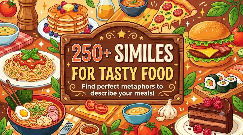 Similes for Tasty Food