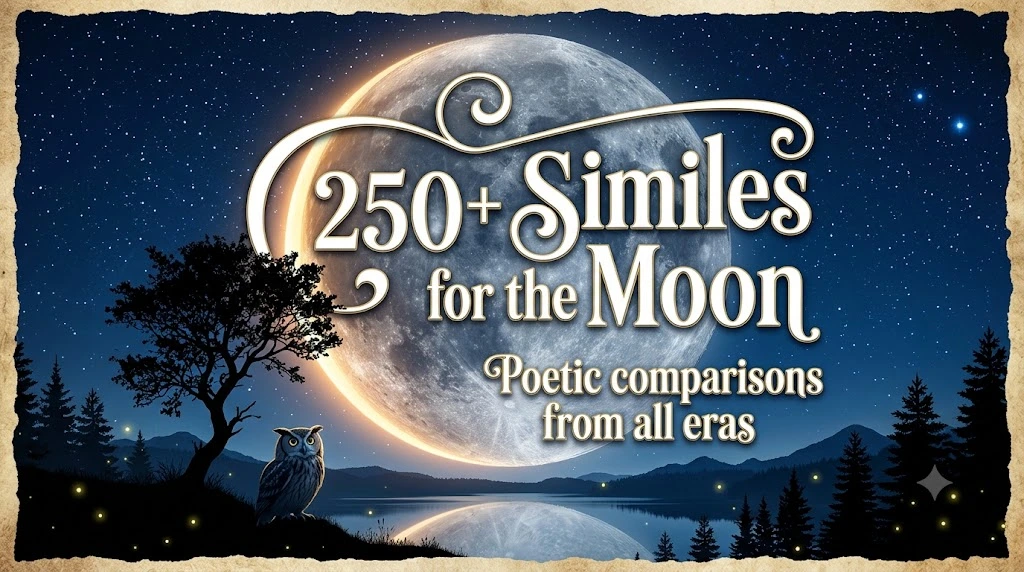 Similes for the Moon