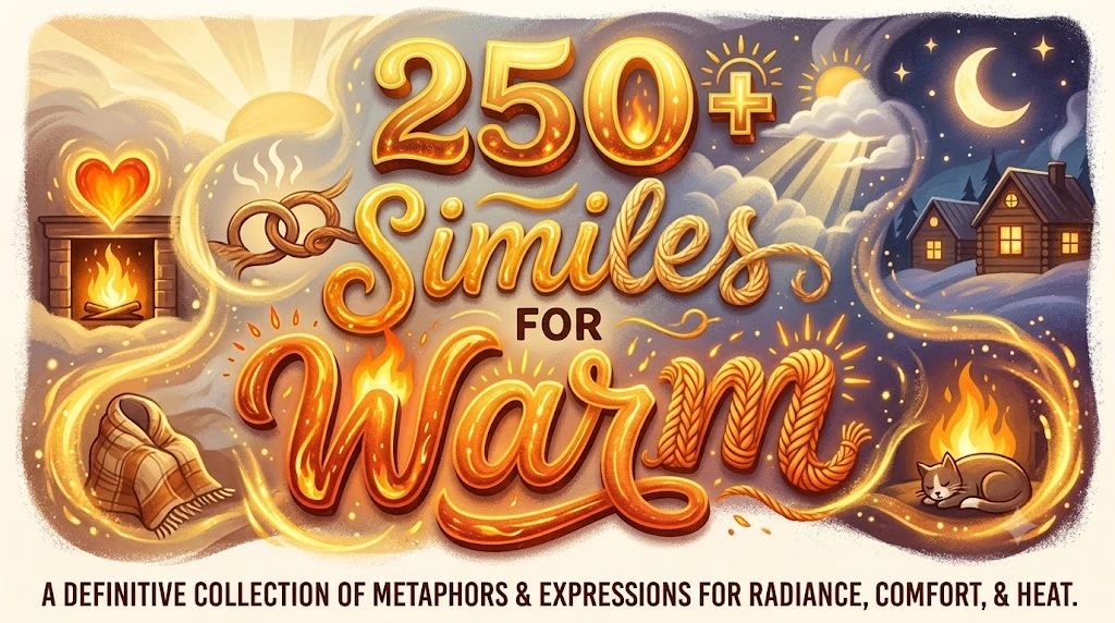 Similes for Warm