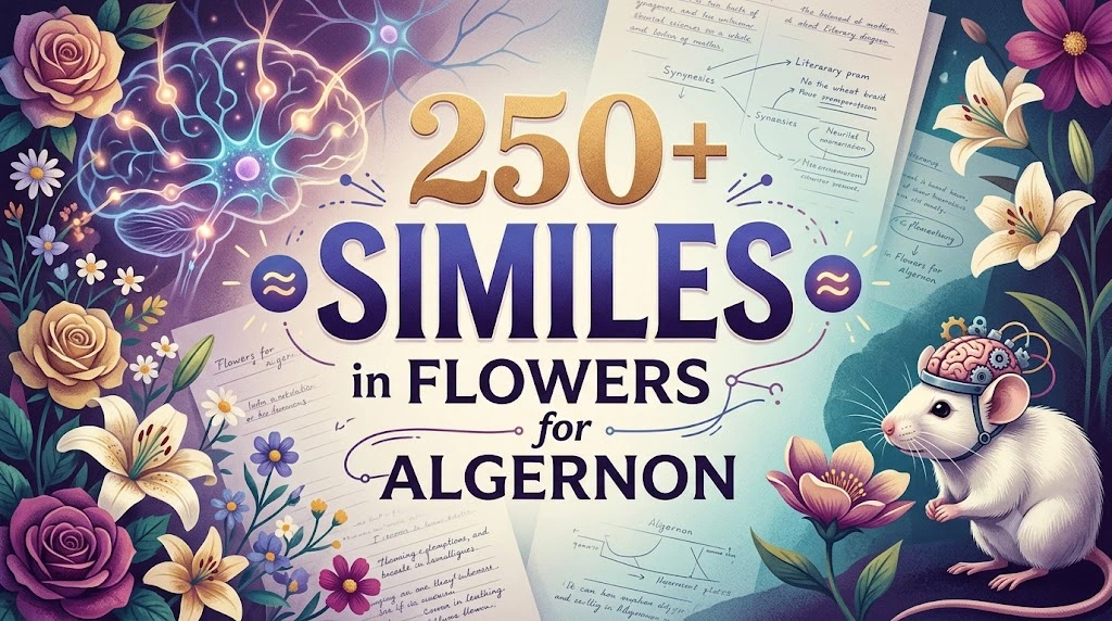 Similes in Flowers for Algernon