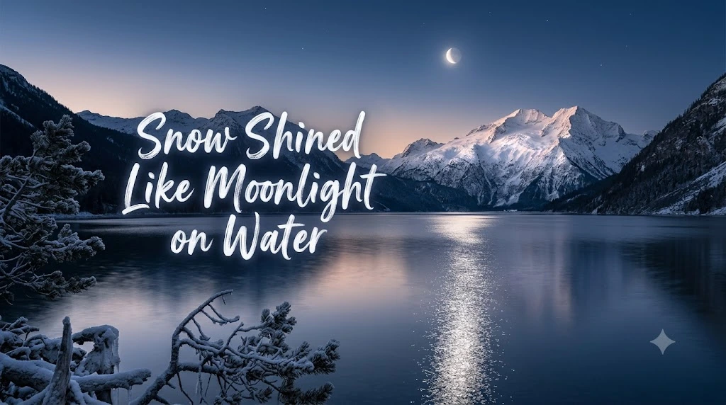 Snow Shined Like Moonlight on Water