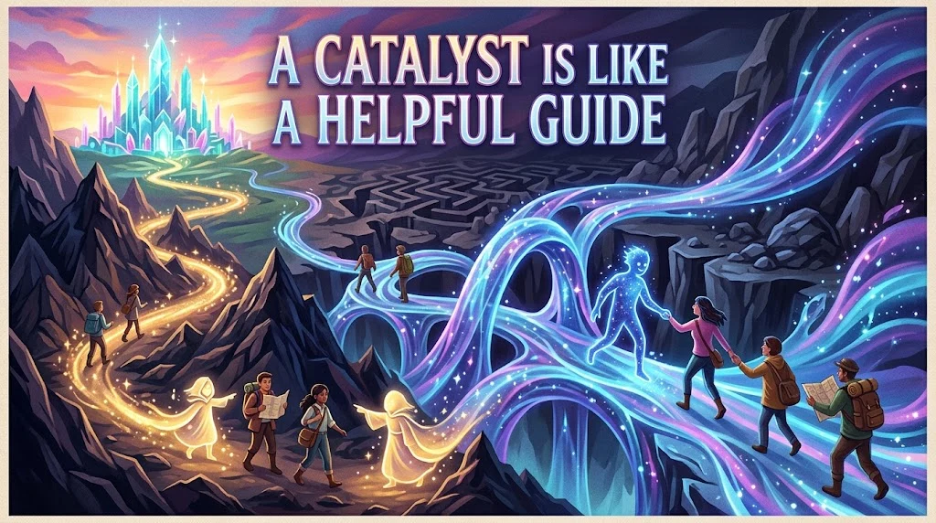 A Catalyst Is Like a Helpful Guide