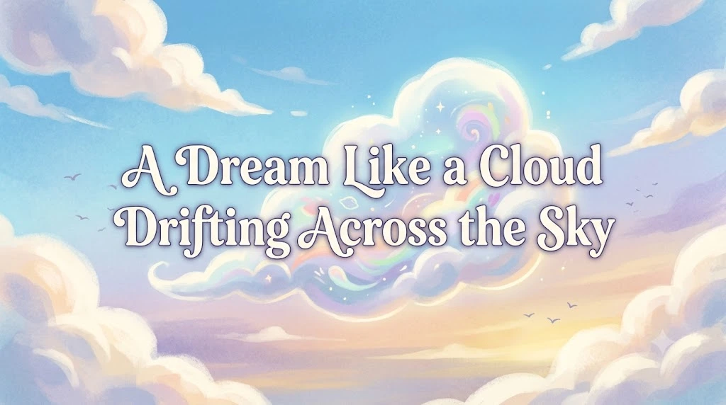 A Dream Like a Cloud Drifting Across the Sky