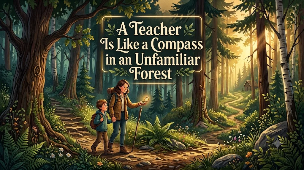 A Teacher Is Like a Compass in an Unfamiliar Forest