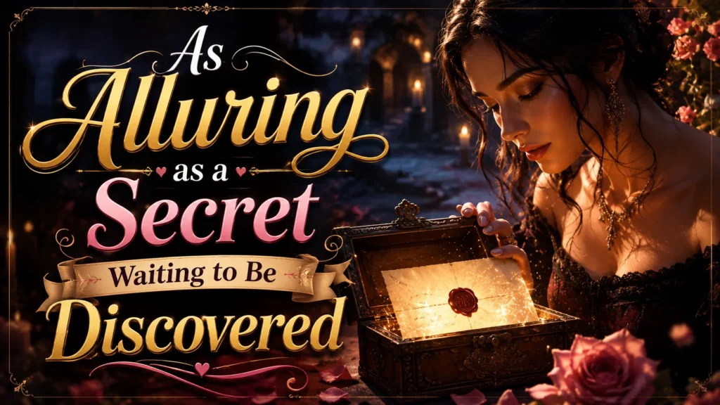 As Alluring as a Secret Waiting to Be Discovered