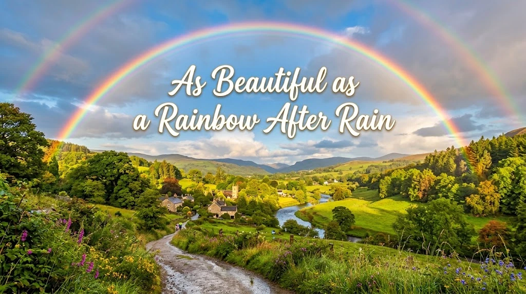 As Beautiful as a Rainbow After Rain