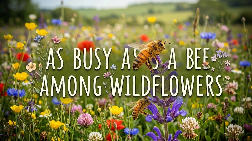 As Busy as a Bee Among Wildflowers