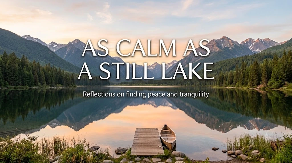 As Calm as a Still Lake