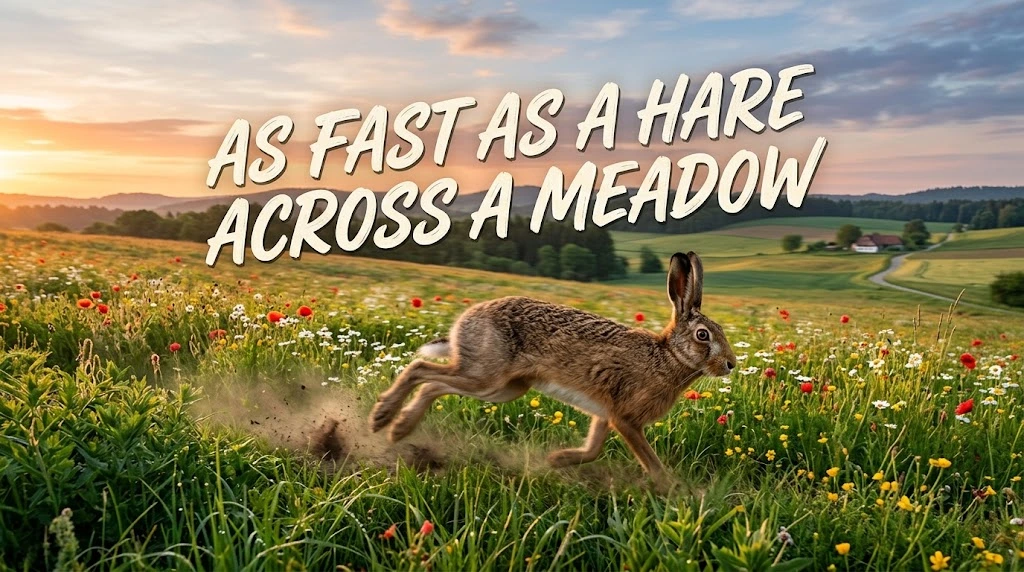 As Fast as a Hare Across a Meadow