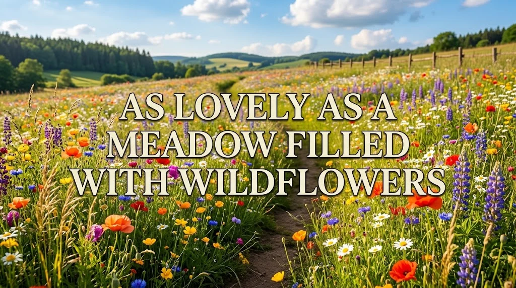 As Lovely as a Meadow Filled With Wildflowers
