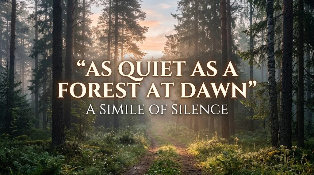 As Quiet as a Forest at Dawn”: A Simile of Silence