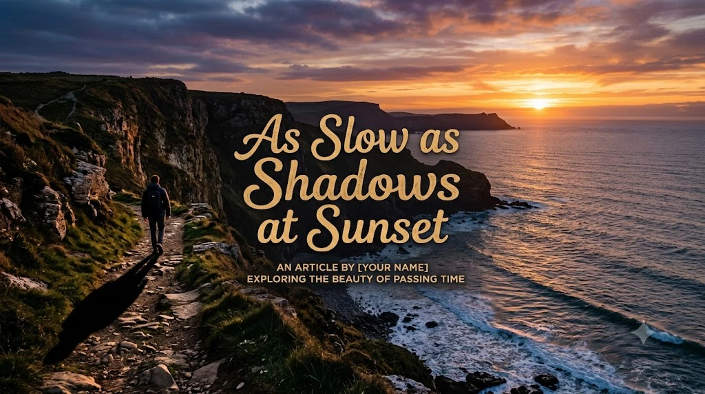 As Slow as Shadows at Sunset