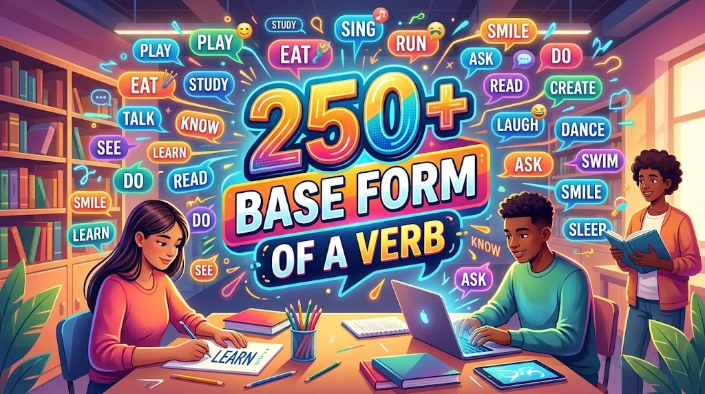 Base Form of a Verb