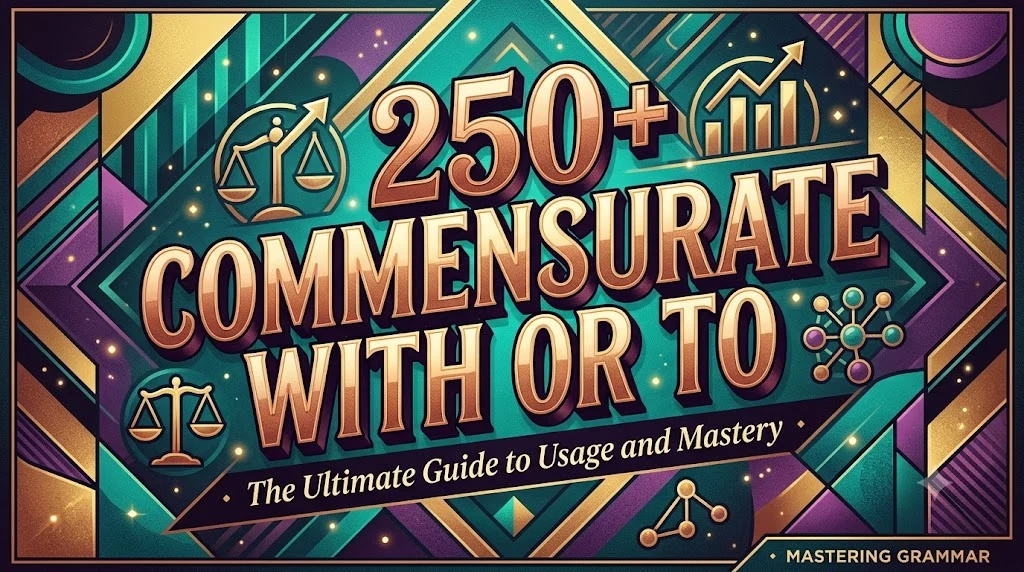Commensurate With or To
