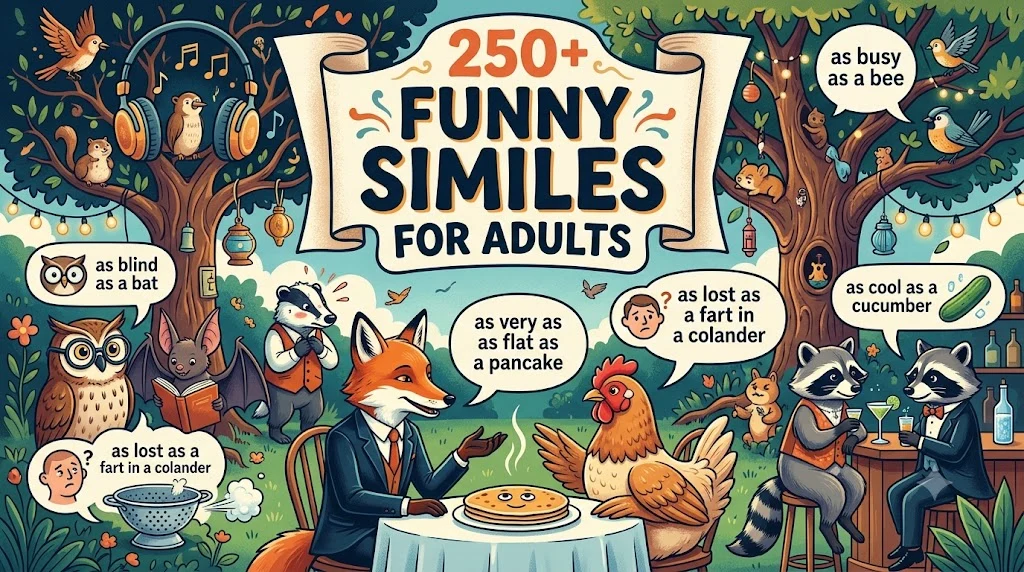 Funny Similes for Adults