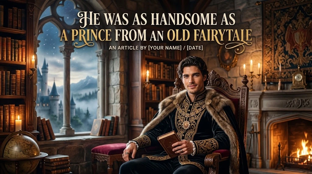 He Was as Handsome as a Prince from an Old Fairytale