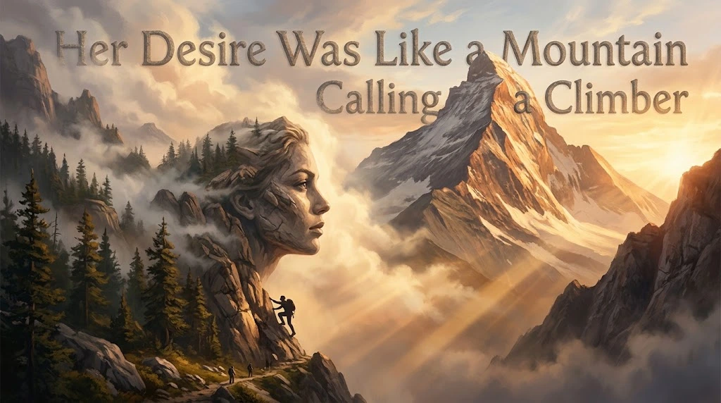 Her Desire Was Like a Mountain Calling to a Climber