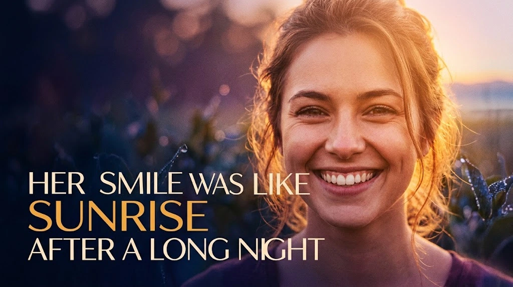 Her Smile Was Like Sunrise After a Long Night