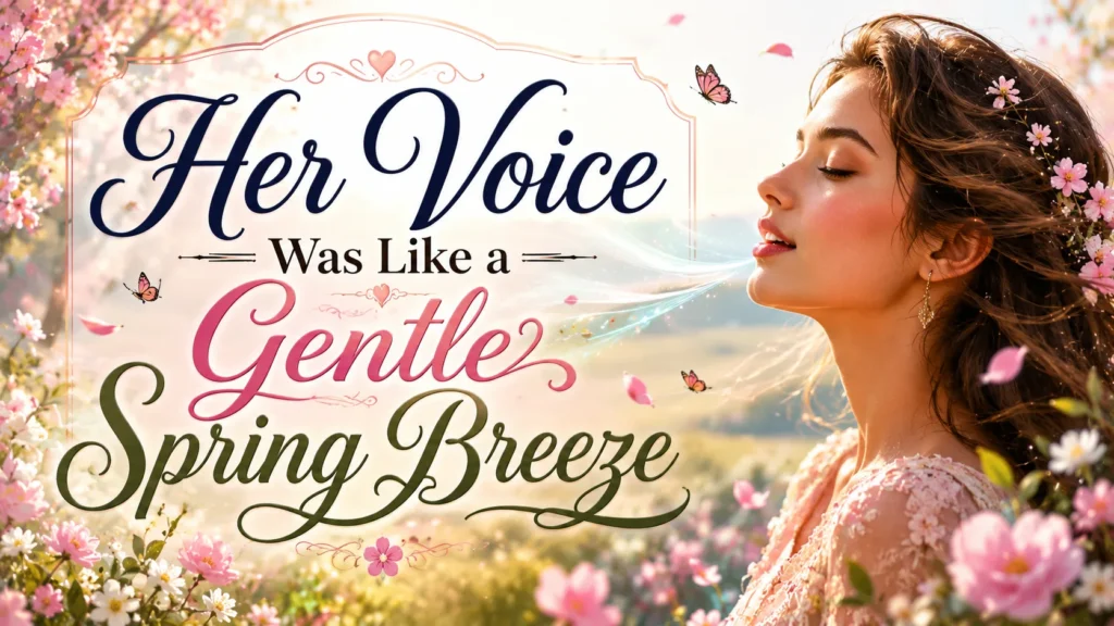 Her Voice Was Like a Gentle Spring Breeze