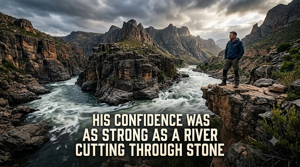 His Confidence Was as Strong as a River Cutting Through Stone