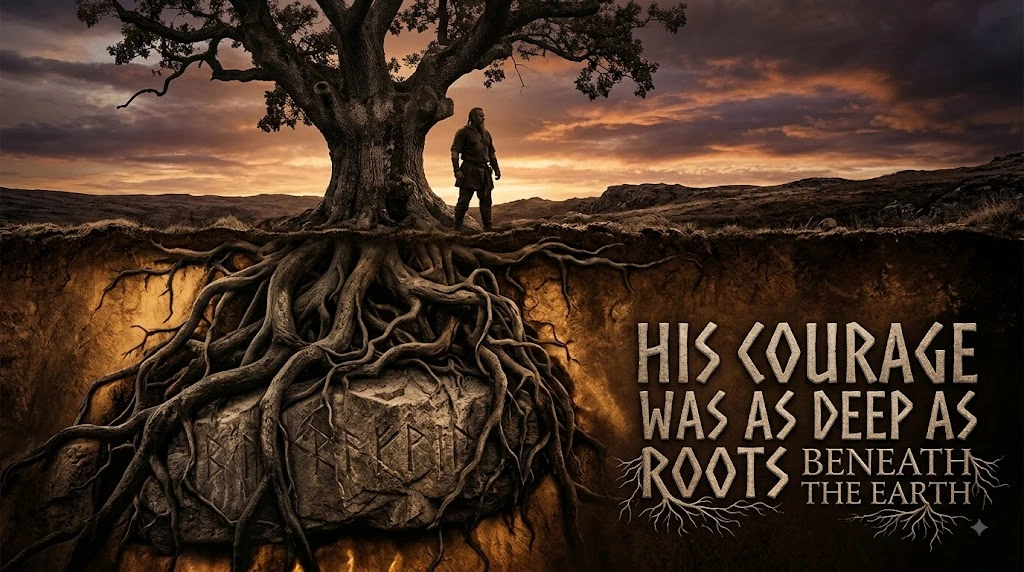 His Courage Was as Deep as Roots Beneath the Earth