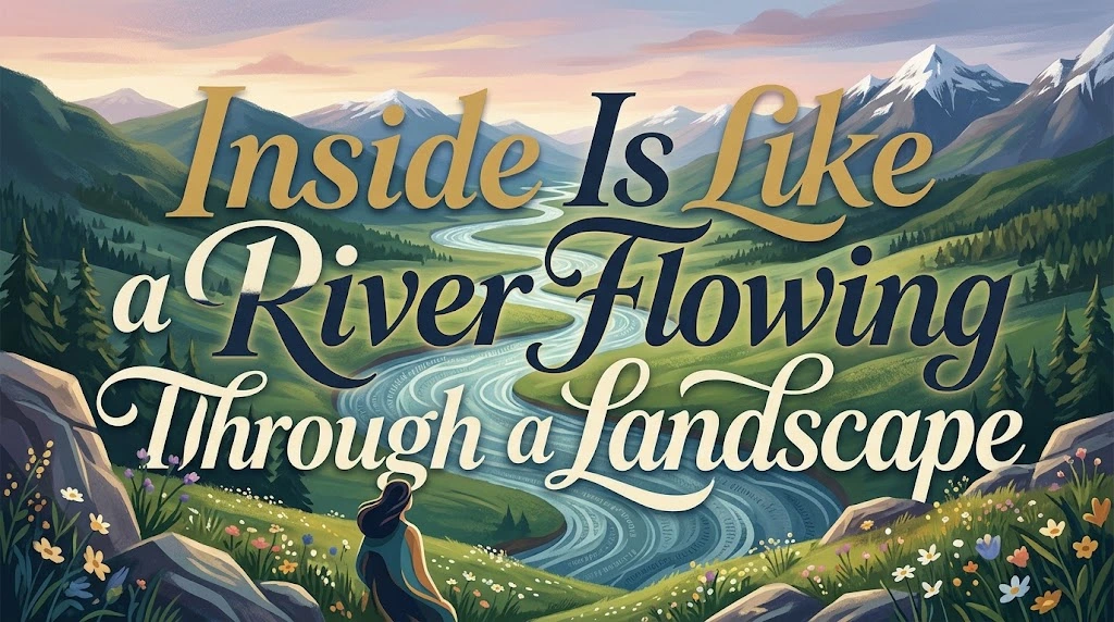 Inside Is Like a River Flowing Through a Landscape
