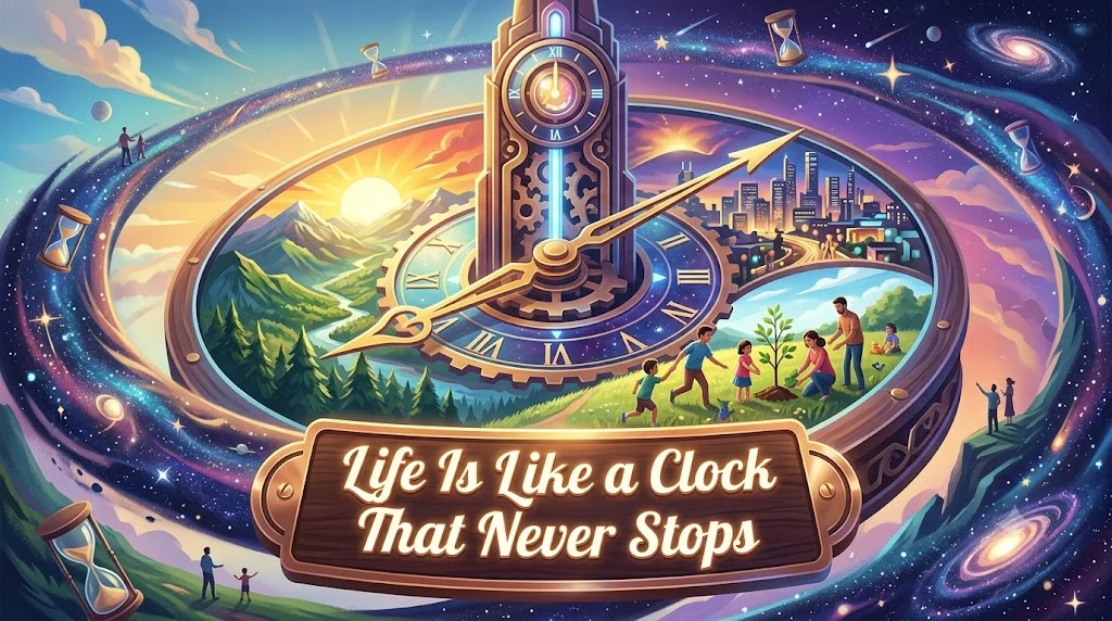 Life Is Like a Clock That Never Stops