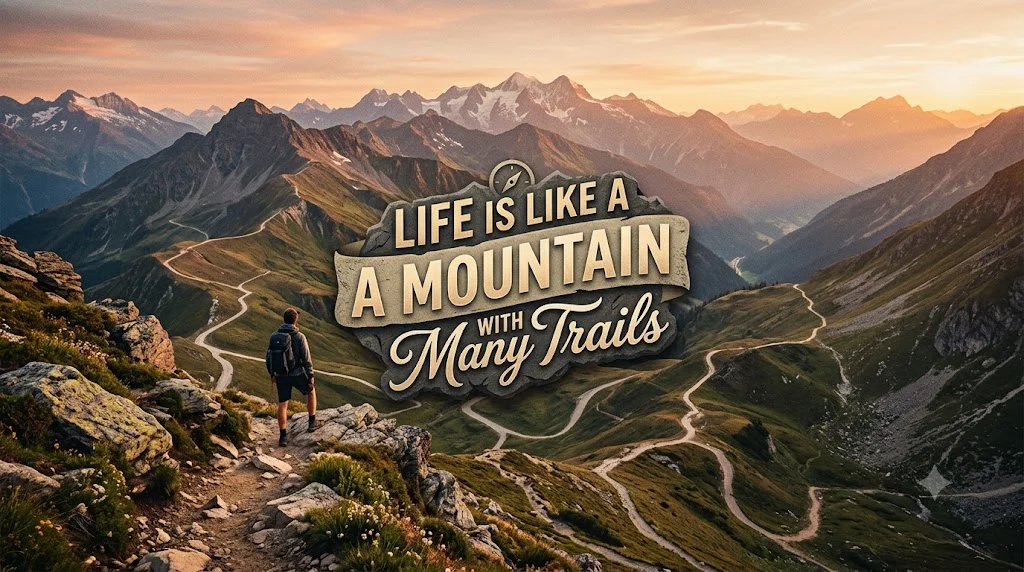 Life Is Like a Mountain With Many Trails