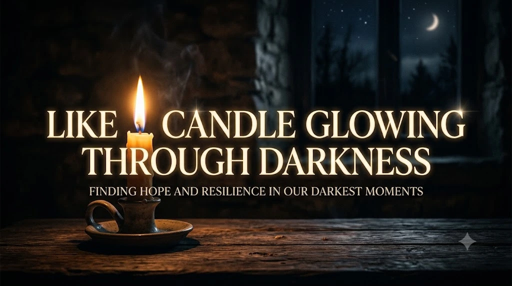 Like a Candle Glowing Through Darkness