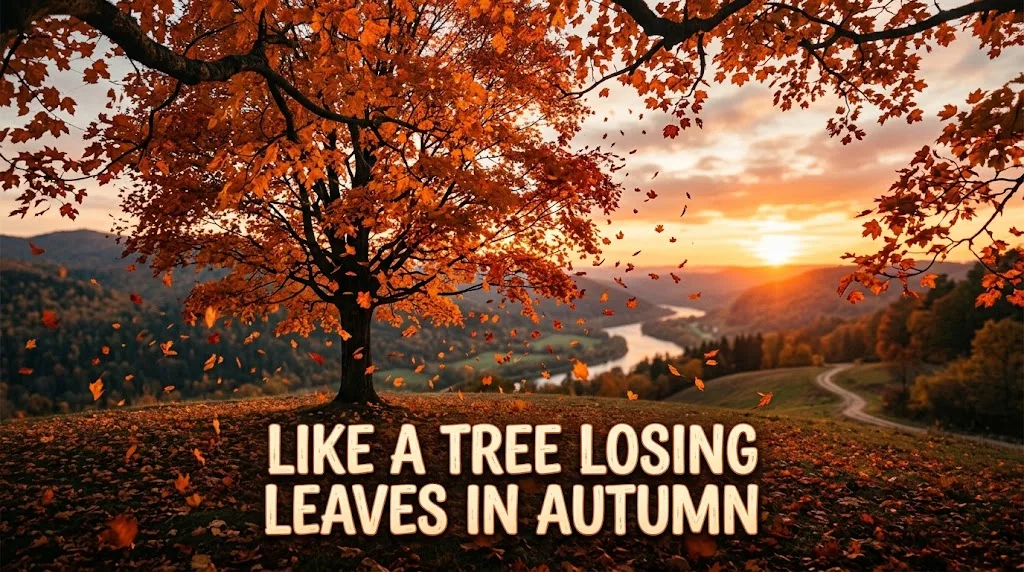 Like a Tree Losing Leaves in Autumn