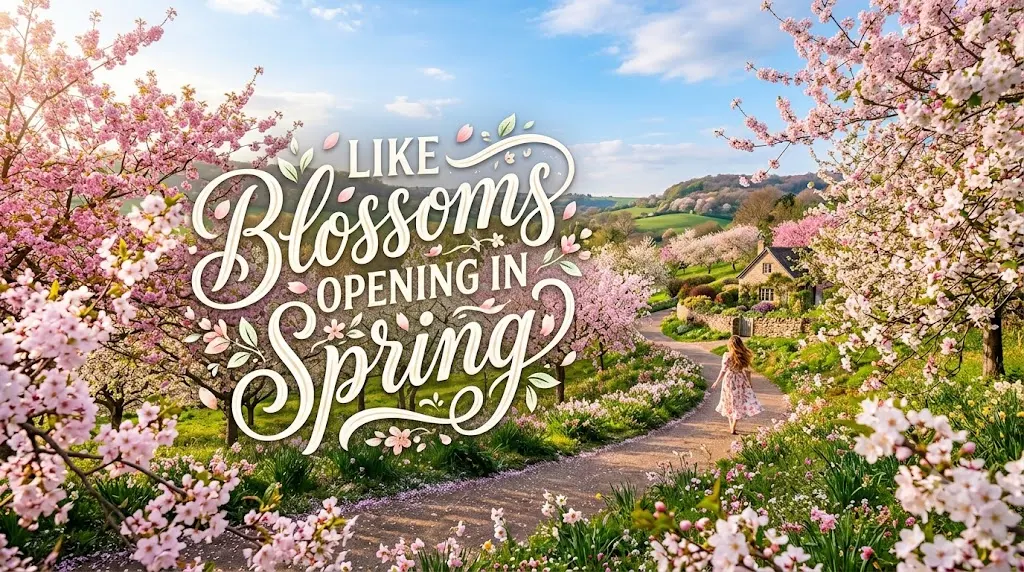 Like Blossoms Opening in Spring
