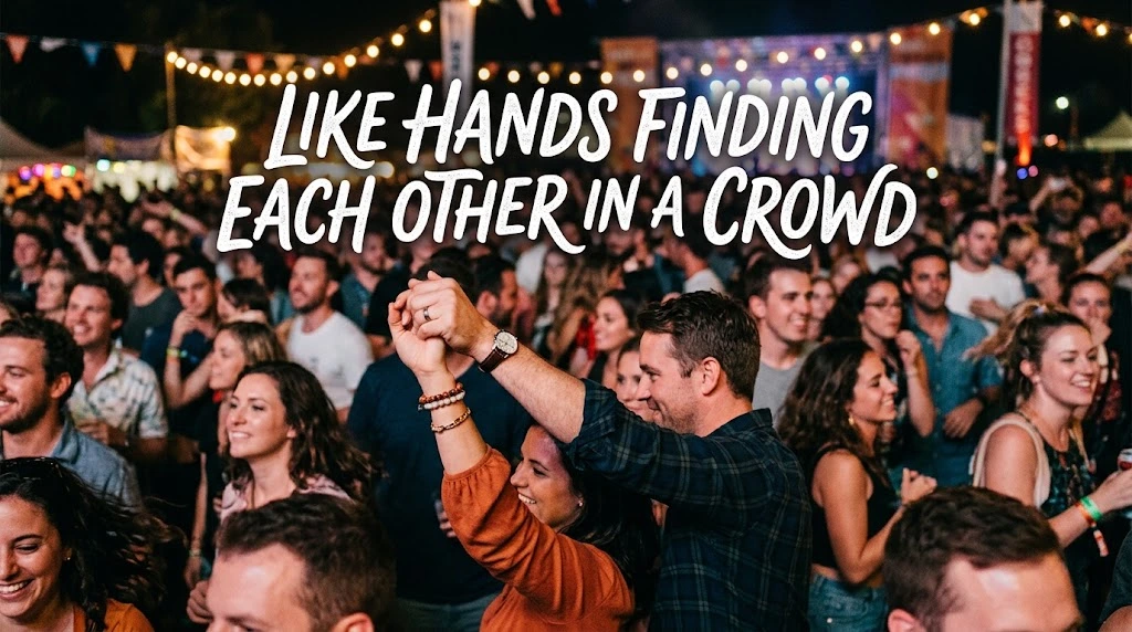 Like Hands Finding Each Other in a Crowd