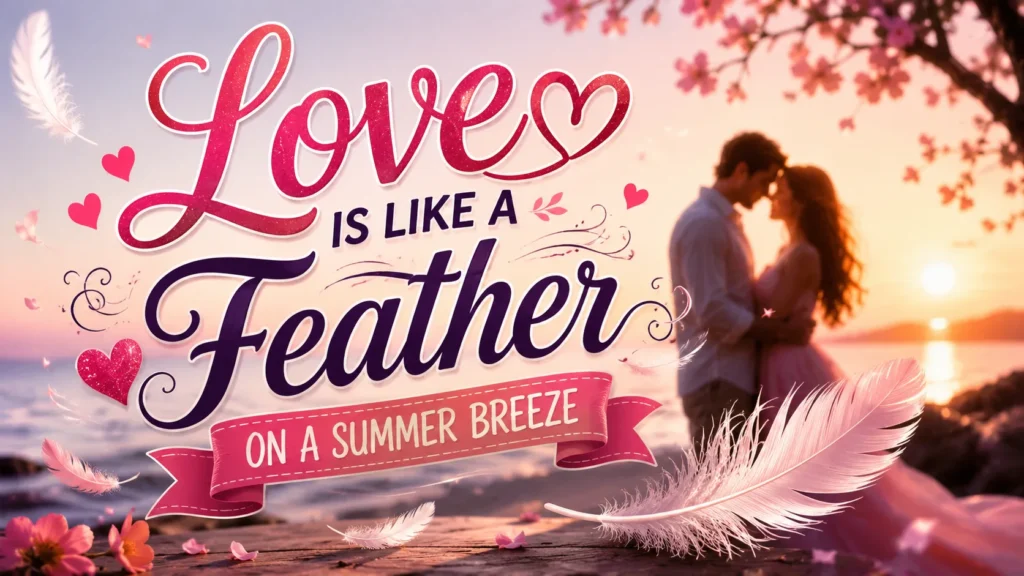 Love Is Like a Feather on a Summer Breeze