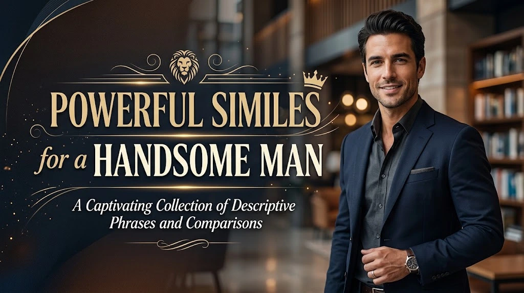 Powerful Similes for a Handsome Man