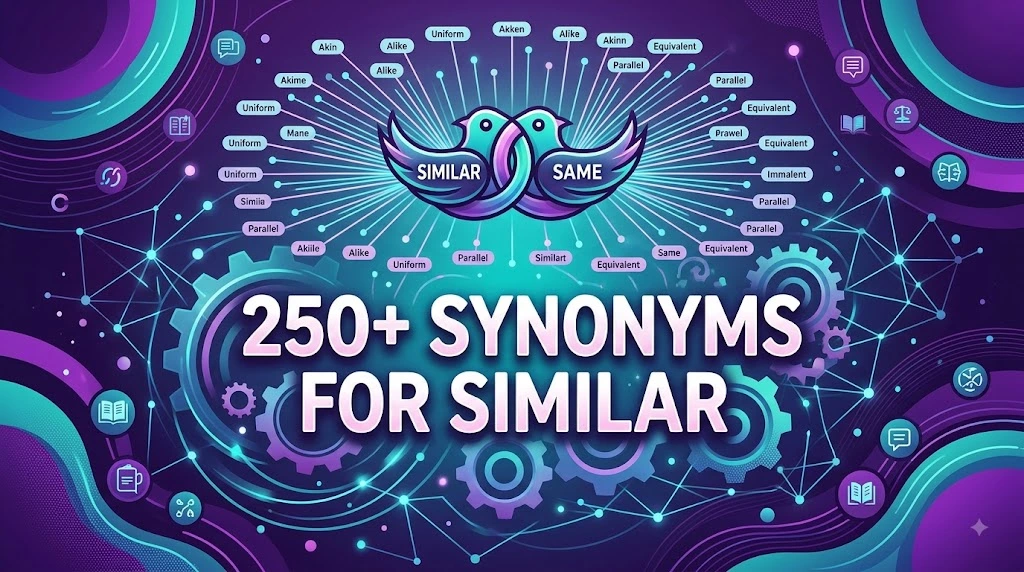 Synonym for Similar