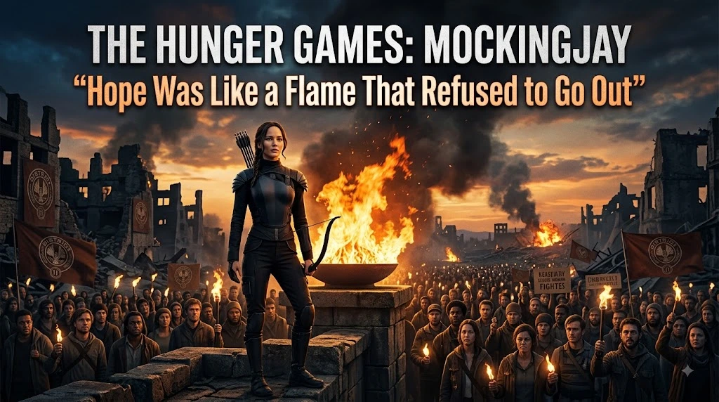 The Hunger Games: Mockingjay — “Hope Was Like a Flame That Refused to Go Out”
