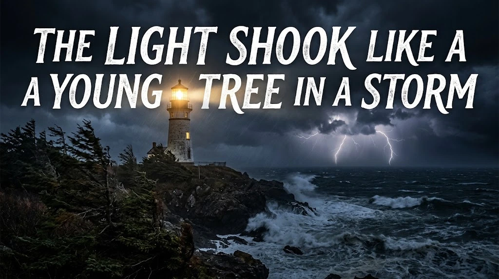 The Light Shook Like a Young Tree in a Storm