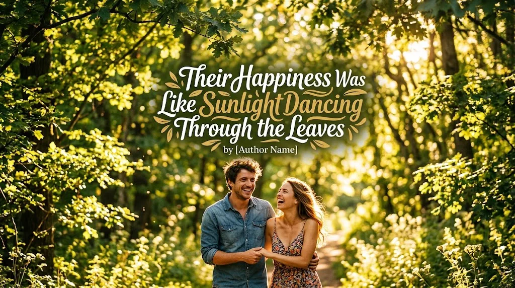Their Happiness Was Like Sunlight Dancing Through the Leaves