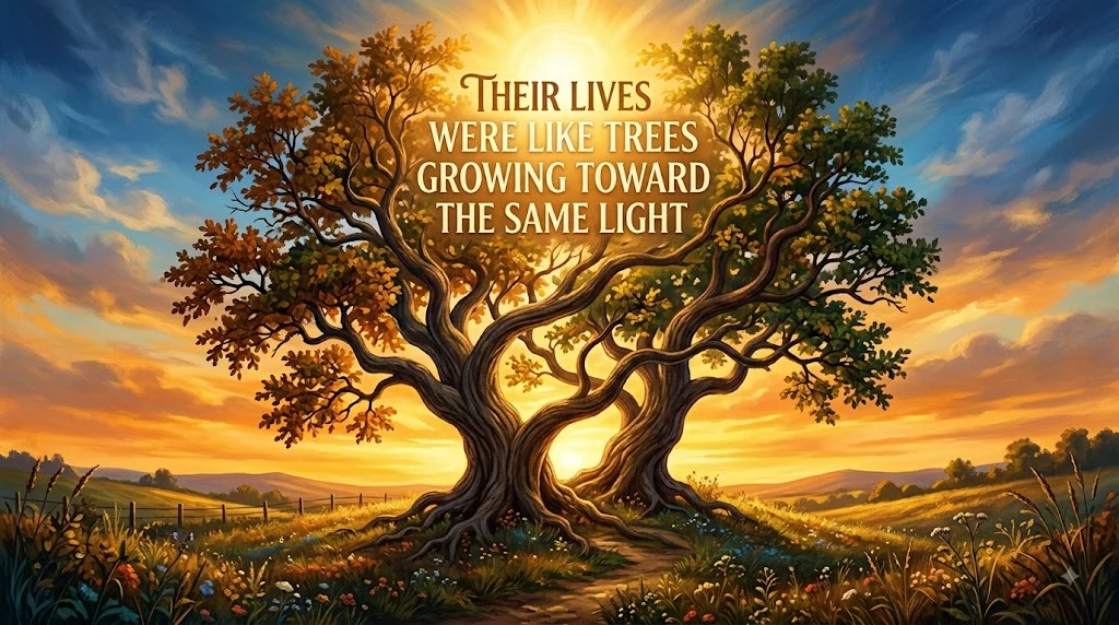 Their Lives Were Like Trees Growing Toward the Same Light