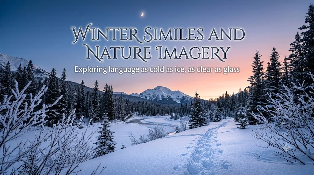 Winter Similes and Nature Imagery
