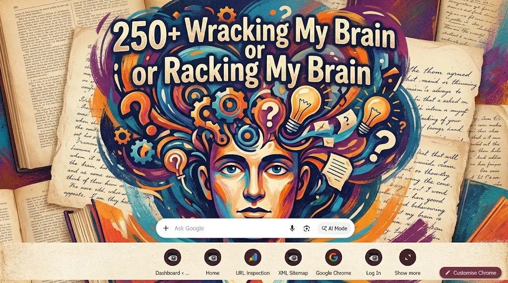 Wracking My Brain or Racking My Brain